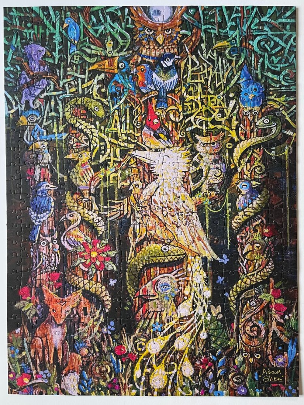 Aurora Puzzles Sunbird 500 Piece Jigsaw Puzzle High Quality Complete